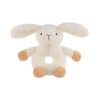 Apricot Lamb Baby Bunny Rabbit Soft Rattle Toy, Plush Stuffed Animal for Newborn Soft Over 0 Months (Brown Bunny, 6 Inches)