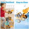 Toddler Toys for Ages 2-4, Kids Toys for 2 3 Year Old Boy Girls,Dump Truck Cement Mixer Excavator Toy Cars Set, BPA Free, Phthalates Free, PVC, Outdoor Toddler Boy Toys Birthday