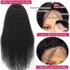 JIETAI 13X4 HD Lace Front Wigs Human Hair Pre Plucked with Baby 180% Density Brazilian Curly Wave for Black Women 9A Glueless frontal Natural Color (26 Inch)