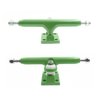 SPITBOARDS 34 mm Fingerboard Pro Trucks by, Real Lock Nuts, Rubber O-Ring Urethane Bushings, Optimised Hanger, Width 34 mm, for Fingerboard Tuning and Assembling (Green)