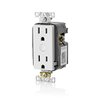 Leviton Decora Smart Outlet, Tamper-Resistant 15A, Wi-Fi 2nd Gen, Works with My Leviton, Alexa, Google Assistant, Apple Home/Siri & Wire-Free Companions for Switched Outlet, D215R-2RW, White