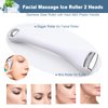 Mini Eye Ice Roller for Eye Puffiness, Facial Ice Roller and Mini Eye Roller 2 In 1, Eye Massager for Migraine Relief, Tighten Pores, Pain Relief, Reduce Wrinkle Puffy