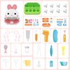 Dentist Kit for Kids - 31 Pcs Doctor Kit for Toddlers 3-5 Pretend Play Kit Toys for Role Play Pretend Playset Kit for Toddlers - Gifts Easter Basket Stuffers for 3-7 Years Old Girl