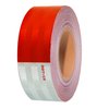 SWRT DOT-C2 Reflective Tape 2 Inch x 160 Feet Red White Reflective Tape Outdoor Waterproof Conspicuity Strong Adhesive Reflector Tape Warning Safety Reflective Tape for Vehicles Trailers Boats Signs