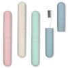 4 Pack Travel Toothbrush Case, NEXCURIO Portable Breathable Toothbrush Holder for Travel/Camping/School/Home