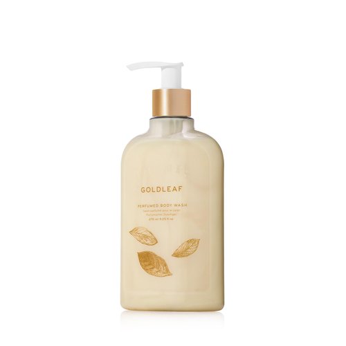 Thymes - Goldleaf Perfumed Body Wash with Pump - Luxury Floral Shower Gel for Women - 9.25 fl oz