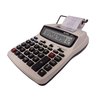 Victor Printing Calculator, 1208-2 Compact and Reliable Adding Machine with 12 Digit LCD Display, Battery or AC Powered, Includes Adapter,White