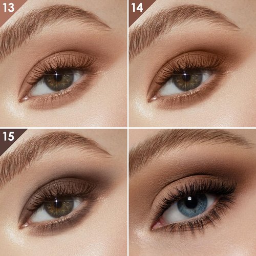 Falocutus 3 PCS Gel Eyeshadow Stick,Cream Matte and Shimmer Eyeshadow Pencil,Waterproof & Smudge-Proof Highlighter Makeup Pen,Long Lasting Shimmer Finishing and Create Resistant,Q-Nut Fiesta