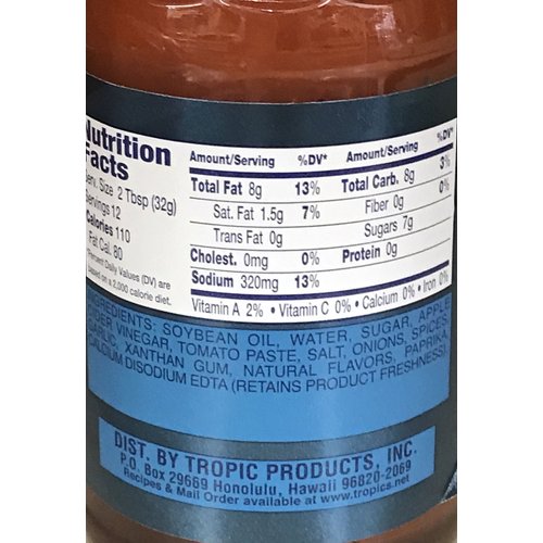 Tropics Hawaii Salad Dressing (Original Maui Dressing French Style)