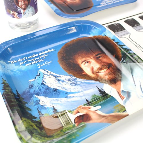 Bob Ross Party Supplies (Standard) Classic Happy Birthday Decorations, Graduation, Retirement, Art Party, 66 Piece Set, by Prime Party