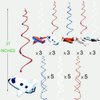 Packingmaster 30Ct Airplanes Hanging Swirl Home Decorations for Airplane Themed Birthday Baby Shower Party Supplies