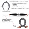YETASI Leopard Satin Headbands for Women Get Compliments. Head bands for Women's Hair are Chic. Green Knotted Headband for Women is a Classy Cheetah Headband