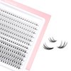 KSYOO 240 Pcs Individual Lashes Clusters 10D/20D D Curl 0.07mm Thickness 8-14mm Mix，Natural Single Eyelash for at Home DIY Eyelash Extension (8/10/11/12/13/14 MIX, 10D&20D-D Curl)