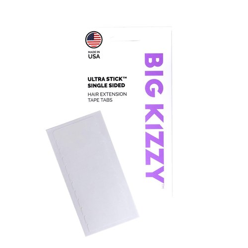 Big Kizzy Single Sided Ultra Stick Replacement Tape for Hair Extensions - 6-8+ Weeks of wear - St...