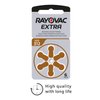 Rayovac Extra Advanced, size 312 Hearing Aid Battery (pack 60 pcs)