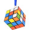 Christmas Ornaments Tree Buddees Colored Cube Puzzle with Blue String
