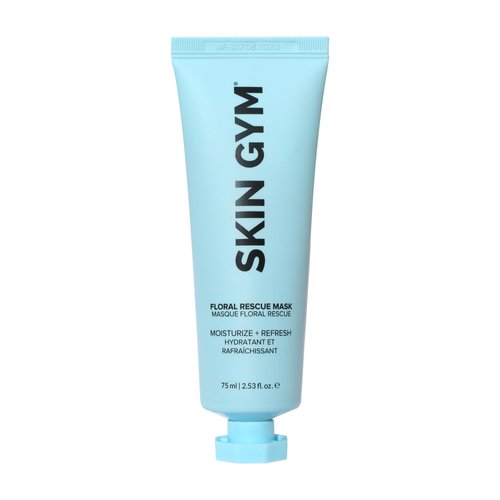 SKIN GYM Floral Rescue Face Mask Skin Care - With Peony Root Extract, Squalane and Cherry Blossom - Moisturizing and Refreshing Treatment Mask For All Skin Types, 2.53 Fl Oz