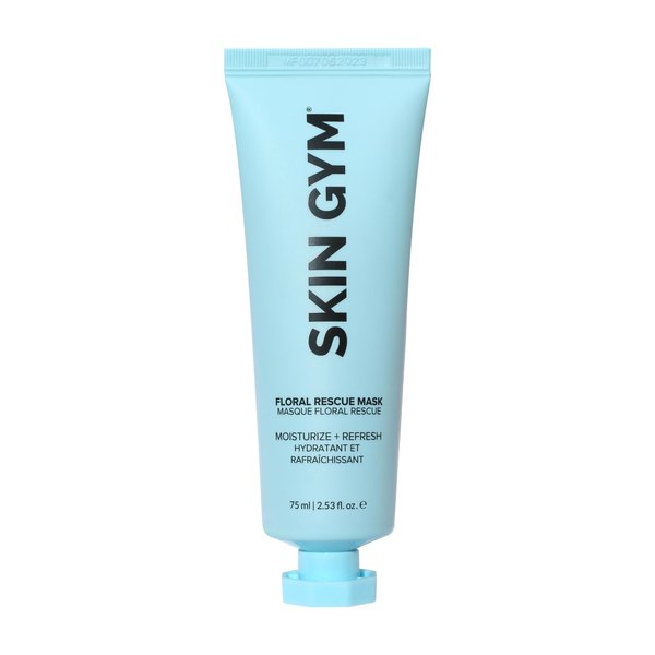 SKIN GYM Floral Rescue Face Mask Skin Care - With Peony Root Extract, Squalane and Cherry Blossom - Moisturizing and Refreshing Treatment Mask For All Skin Types, 2.53 Fl Oz