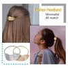 9 Pack Ponytail Hair Cuff Metal Rhinestone Ponytail Holder Elastic Glitter Decorative Hair Tie Gold Hair Ties Wrap Cuff Tortoise Shell Ponytail Ring Holder Christmas Gift for Women(Charming Style)