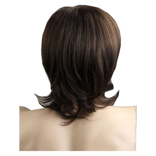KOLIGHT® Hot Men Brown Hair Wigs Brown Short Wigs for Artistic Men Wigs Natural Looking Hair Wig
