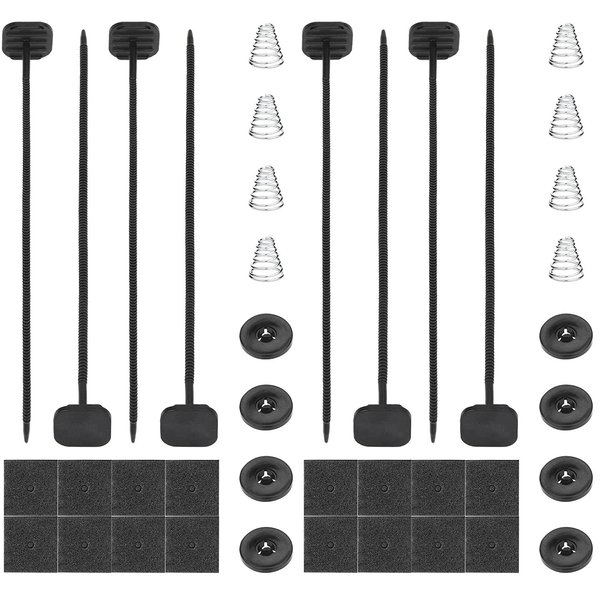 Fan Mounting Kit, Mellbree 2-Pack Electric Radiator Fan Mounting Kit Compatible for Electric Cooling Fan and Transmission Cooler