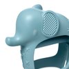 Itzy Ritzy Bitzy Grip Hand Teether - Silicone Teether for Babies - Developmental Teether Toy with Easy-to-Hold Hand Grip, Designed for Babies 3 Months & Up (Elephant)