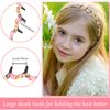 6 Pieces Zigzag Headbands for Women Shark Tooth Comb Hairbands Wrapped Cloth Hairbands Wave Shape Plastic Hair Band Hair Accessory(Chic Pattern)