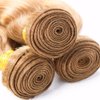 24 26 28 inch Honey Blonde Bundles Blonde Human Hair Bundles P27/613 Body Wave Human Hair Bundles Two Tone Blonde Mixed With Honey Blonde Bundle Human Hair Extensions