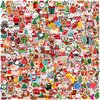300pcs Aesthetic Cute Christmas Deer Stickers, Colorful VSCO Kawaii Waterproof Sticker Pack, Hydroflask Laptop Water Bottle Skateboard Diary Luggage Skateboard Stickers Best New Year's Gift (Style B)
