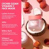 Kopari Lychee Clean Vitamin C Face Mask - Brightening and Hydrating for Dull, Dry Skin - 2.1 fl Oz