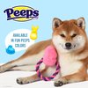 Peeps for Pets Plush Chick Rope Pull Toy for Dogs Squeaker Dog Toy, Pink/Purple | Adorable and Cute Dog Chew Toy | Squeaky Dog Toy to Add to Dog Toy Bin 6 Inch
