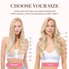GOO GOO Clip in Hair Extensions Real Human Hair, 14inch 120g 7Pcs, 60A Platinum Blonde, Remy Human Hair Extensions Clip ins for Women, Natural Human Hair