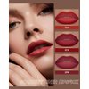 3 Colors Nude Matte Gradient Lipstick and Lip Liner Set, High Pigmented Velvet Smooth Red Lip Crayon Liner Makeup Pen, Women Long Lasting Smudge Proof Brown Lipstick and Lip Liners Combo,06+07+09