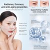 Ueseinl 4 Pack Collagen Face Mask – Anti-Aging, Firming, and Moisturizing Bio-Collagen Mask for Radiant Skin – Reduces Fine Lines and Wrinkles, Instant Brightening