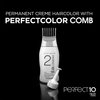 Clairol Nice‘n Easy Perfect 10 Permanent Hair Dye, 6.5A Lightest Cool Brown Hair Color, Pack of 1