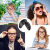 SMARTTOP Nose Pads for Glasses, 12 Pairs Stick On Silicone Anti-Slip Sunglasses Nose Pads for Plastic Frames Thin Nose Pads Eyeglasses (Black)