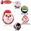 Malier 3 Pack Christmas Dog Toys, Funny Latex Dog Chew Toy, Squeaky Interactive Dog Toys for Puppy Small Medium Pets Dogs