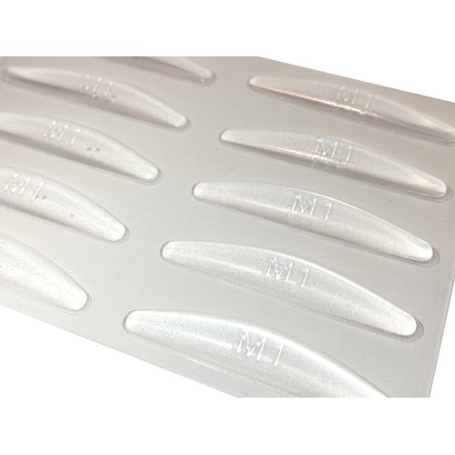 AYASAL Self-adhesive Lift Pads for Lash Lifting and Curling, Size-M1, Upgraded Eyelash Curling Accessory, Adhere to Eyelids Without Lash Glue