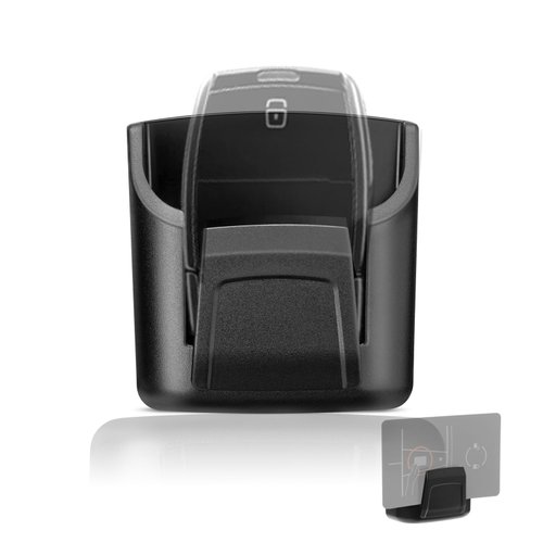 Faguan In-car key organizer and key card holder, mounted on the dashboard for clear visibility and easy access, reducing the risk of forgetting keys or leaving the vehicle running when departing
