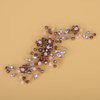 Rumtock Purple Crystal Gold Hair Comb for Wedding Brides Women Vintage Hair Accessories Jewelry