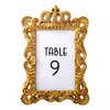 FASHIONCRAFT Picture Frame, Table Number Magnificent Gold Crown 4x6 Frame