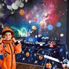 2 Pack Outer Space Party Tablecloths, Solar System Table Covers, 51x87'' Plastic Disposable Rectangle Planet Table Cover for Kids Space Theme Birthday Party Decorations, Galaxy Theme Party Supplies