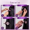 Thermal Rollers for Hair - 37 Self Grip Hair Rollers with 18 Clips and Styling Comb - Aluminum Thermal Hair Rollers for Volume and All-Day Curls - For Short, Medium, and Long Hair (Small)