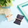 Outus 120 Pieces Hair Clip Display Cards - 6 x 10 cm Kraft Paper Rectangular Card Holders for Hair Bows, Barrettes, and Accessories Organizing in 3 Colors