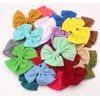 CÉLLOT 40 Pieces 4" Hair Bows Alligator Hair Clips for Baby Girls Toddlers Children Photographic Hair Accessories (20 Colors in Pairs)