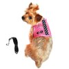Doggie Design Cool Mesh Dog Harness Under the Sea Collection - Sunglasses Pink and Black (S)