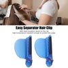 2PCS Sectioning Clips, Hair Sectioning Clip, No Trace Hair Clips, Heat Insulation Easy Speed Separator Clip Hair Cutting Clips Blue for Wig Extension Hair Highlighting