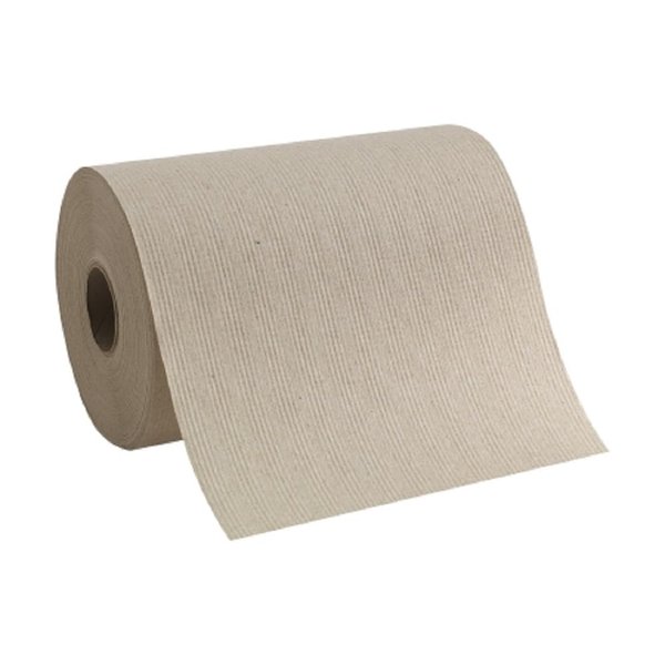 Georgia Pacific 26401 Envision Roll Paper Towels, 8" x 350' Roll, Brown, Poly-Bag Protected (1 Individual Roll of 350')