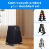 Ddeman Dumbbell Rack Cover, A-Frame Dumbbell Rack Cover, for Home Gym Compact CPA Triangle Dumbbell Racks, A-Frame 6-Storey Dumbbell Racks, Dumbbell A-Rack Cover (cover only)