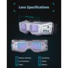 MANUSAGE True Color Welding Goggles Auto Darkening, Welding Mask Auto Darkening with 2 Sensors Shade 5-13, Welding Glasses Auto Darkening Perfect for Wearing a Hat While Doing TIG MIG ARC